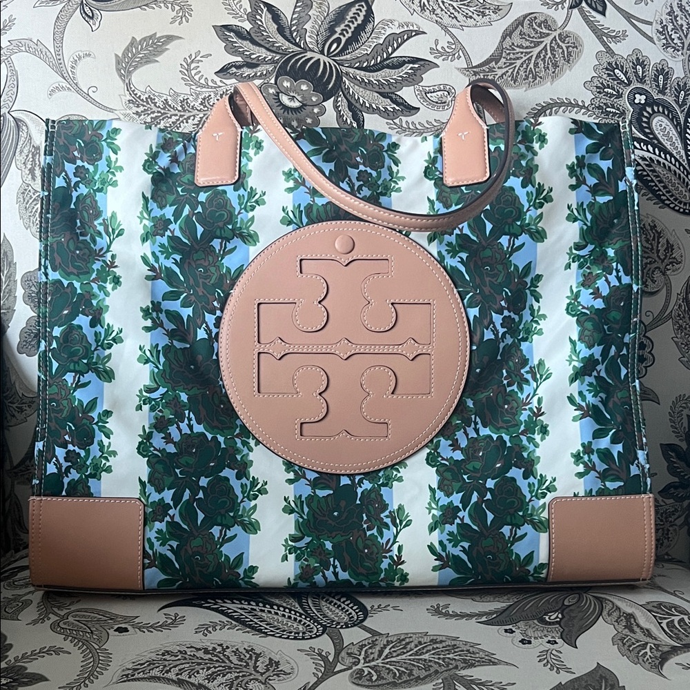 Tory Burch Floral Print Ella Tote